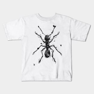 ant b/w Kids T-Shirt